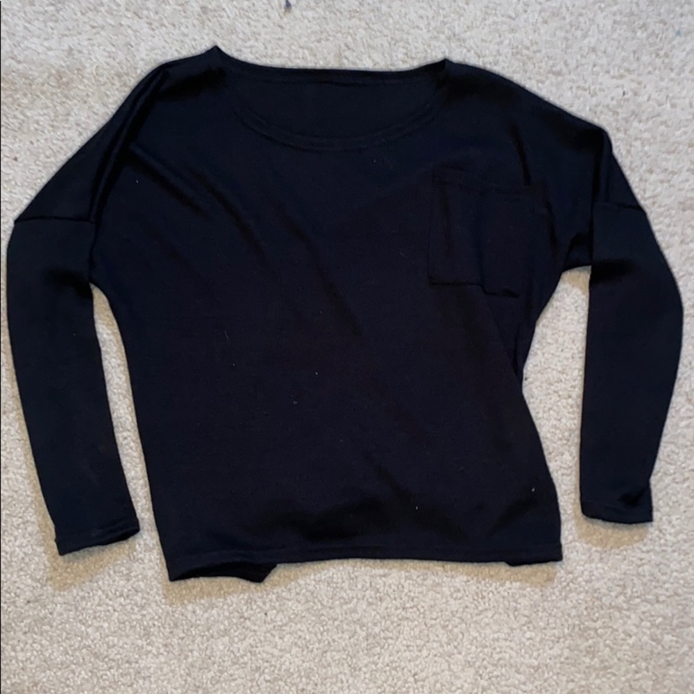 Black sweater